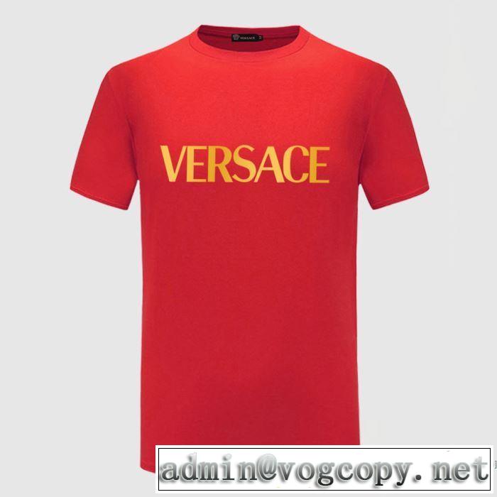 VERSACE激安ヴェルサーチ コレクション サステナブル ロゴ スリムフィット Tシャツ安い おすすめ2020人気ランキング