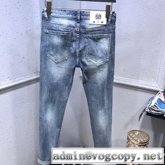 日本未入荷カラー デニムパンツ 確定となる上品 アルマーニ ARMANI 海外限定ライン