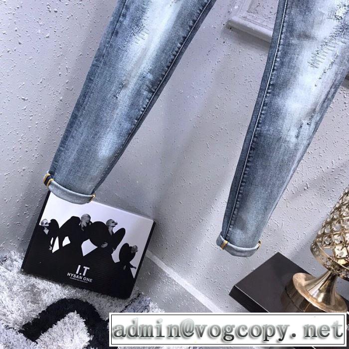 日本未入荷カラー デニムパンツ 確定となる上品 アルマーニ ARMANI 海外限定ライン