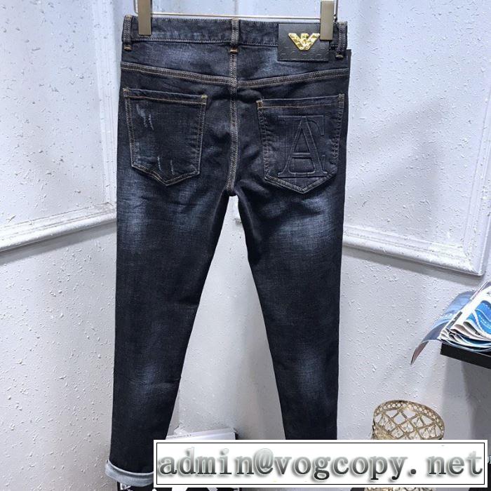 普段見ないデザインばかり デニムパンツ 春夏コレクション新品 アルマーニ ARMANI