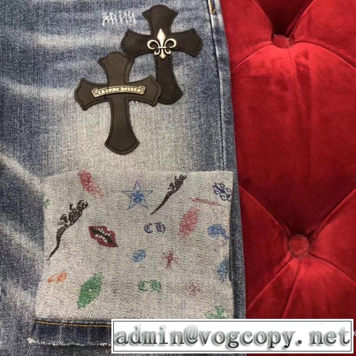 クロムハーツ CHROME HEARTS 最先端のスタイル ジーンズ  20SS☆送料込