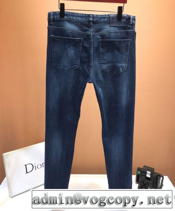 DIOR メンズデニムジーンズディオール 激安2020春夏新作ジーンズ ウォッシュドブルー おしゃれなコーデ013DS00B215X_C530
