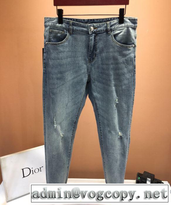 使い勝手 DIOR 2020限定色 ディオール コピー ジーンズ メンズ デニム 新作 ストレッチコットン ジーンズ 値段 激安