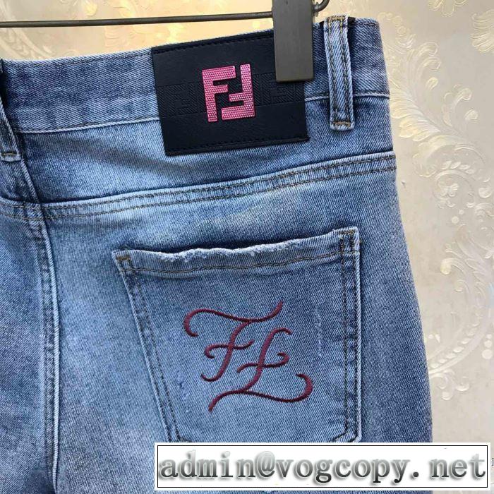 最新トレンドFENDIパンツ コピー フェンデイ ジーンズ デニム ブランド メンズファション2020お買い得激安 