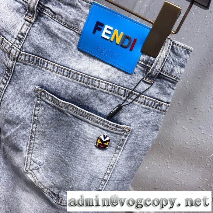 FENDIフェンデイ デニム パンツ コピー 品2020年春最新作 メンズファション 使い勝手 エレガントなジーンズ 値段激安