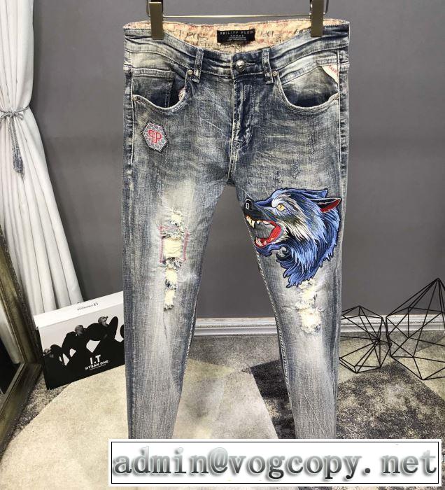 手頃価格でカブり知らず フィリッププレイン PHILIPP PLEIN 価格も嬉しいアイテム ジーンズ