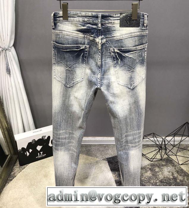 手頃価格でカブり知らず フィリッププレイン PHILIPP PLEIN 価格も嬉しいアイテム ジーンズ