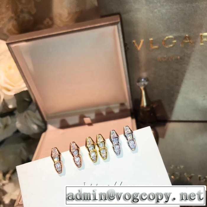 ブルガリ BVLGARI 3色可選 2020SS人気 ピアス どのアイテムも手頃な価格で
