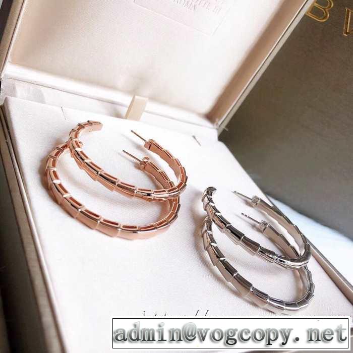 ファッションに合わせ ブルガリ BVLGARI 2色可選 さらに魅力的 ピアス 2020話題の商品
