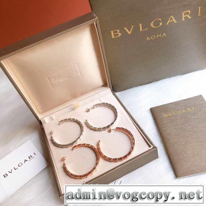 ファッションに合わせ ブルガリ BVLGARI 2色可選 さらに魅力的 ピアス 2020話題の商品