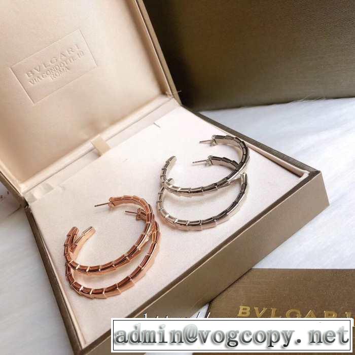 ファッションに合わせ ブルガリ BVLGARI 2色可選 さらに魅力的 ピアス 2020話題の商品