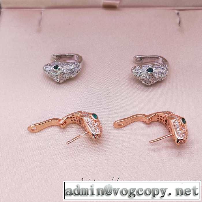 BVLGARI 2色可選 2020年春夏コレクション ピアス 大人気のブランドの新作 ブルガリ