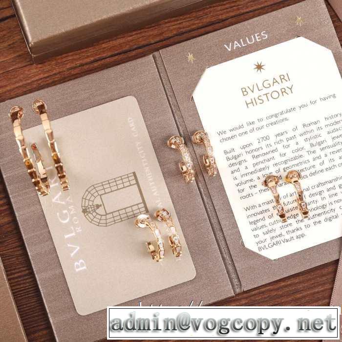 お値段もお求めやすい ブルガリ BVLGARI 2020話題の商品 ピアス 愛らしい春の新作