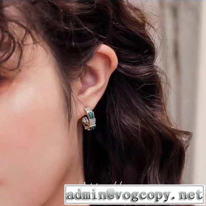 春夏コレクション新品 ブルガリ BVLGARI おしゃれな人が持っている  ピアス 20SS☆送料込