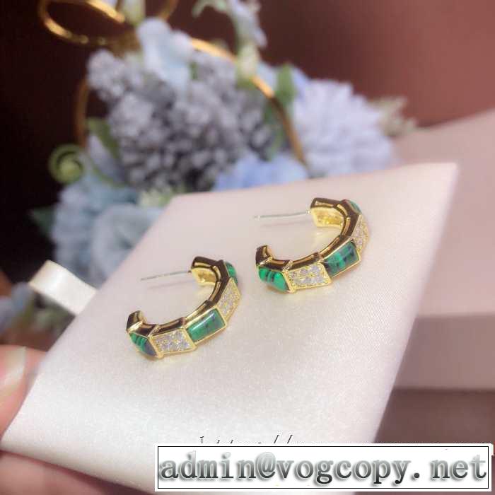 春夏コレクション新品 ブルガリ BVLGARI おしゃれな人が持っている  ピアス 20SS☆送料込