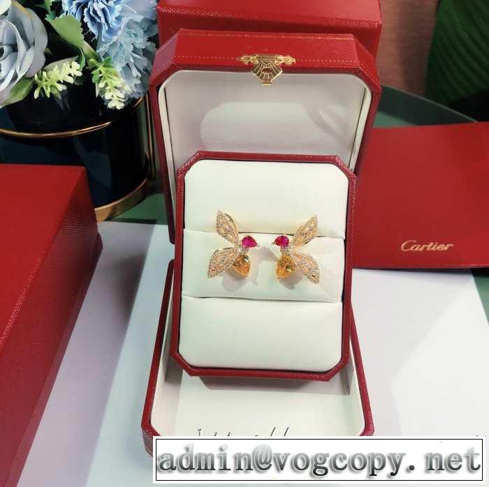 ストリート界隈でも人気 カルティエファッションに合わせ  CARTIER  ピアス 20SS☆送料込