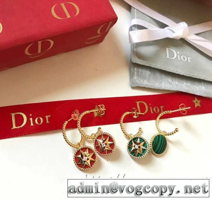 2色可選  ディオールお値段もお求めやすい DIOR  ピアス  ストリート界隈でも人気