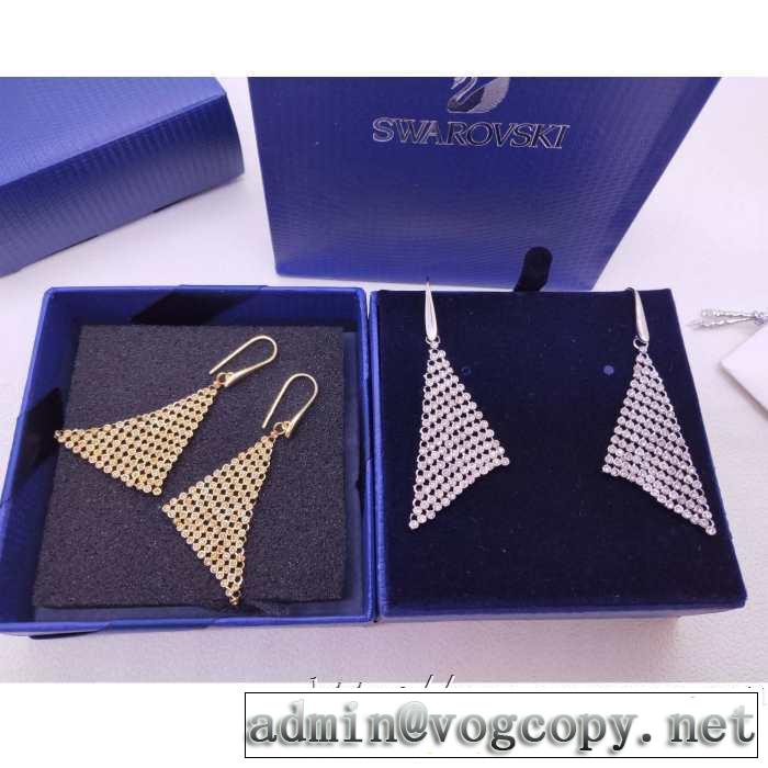 スワロフスキー 2020SS人気 SWAROVSKI 確定となる上品 ピアス  取り入れやすい