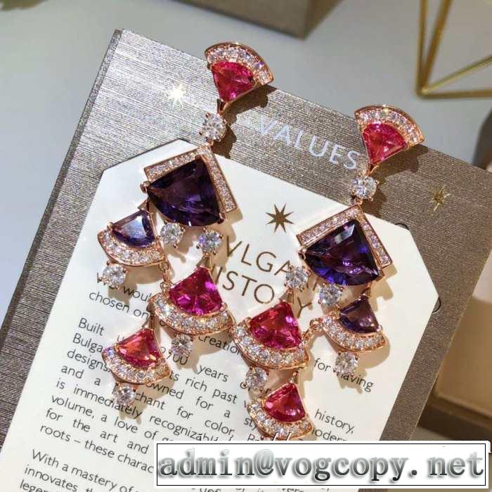 限定ブルガリ ディーヴァ ドリーム イヤリングBVLGARI スーパーコピー 華美 ハイブランドアクセサリーコーデ2020セール