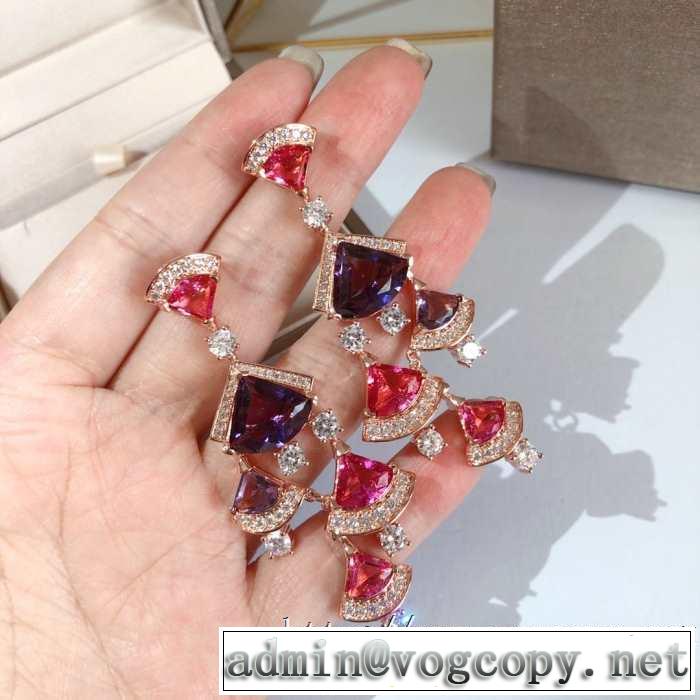 限定ブルガリ ディーヴァ ドリーム イヤリングBVLGARI スーパーコピー 華美 ハイブランドアクセサリーコーデ2020セール