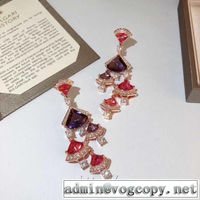 限定ブルガリ ディーヴァ ドリーム イヤリングBVLGARI スーパーコピー 華美 ハイブランドアクセサリーコーデ2020セール