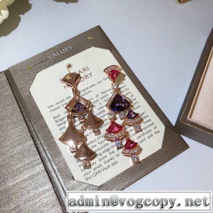 限定ブルガリ ディーヴァ ドリーム イヤリングBVLGARI スーパーコピー 華美 ハイブランドアクセサリーコーデ2020セール