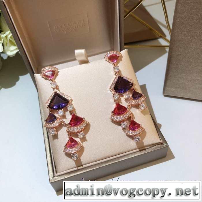 限定ブルガリ ディーヴァ ドリーム イヤリングBVLGARI スーパーコピー 華美 ハイブランドアクセサリーコーデ2020セール