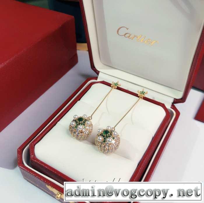 30代大人の女性にカルティエ アクセサリー コピー イヤリング ハイブランド CARTIER  通販スーパーコピー 華美 コーデ