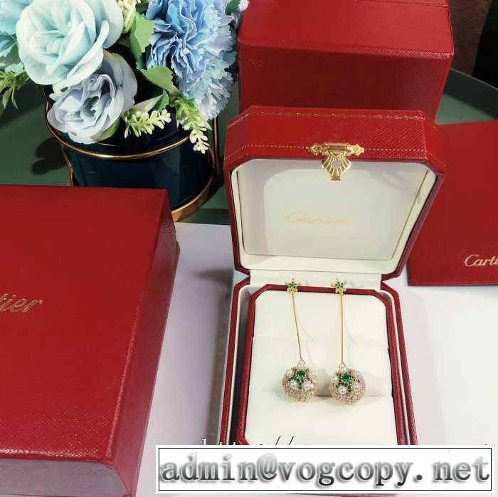 30代大人の女性にカルティエ アクセサリー コピー イヤリング ハイブランド CARTIER  通販スーパーコピー 華美 コーデ