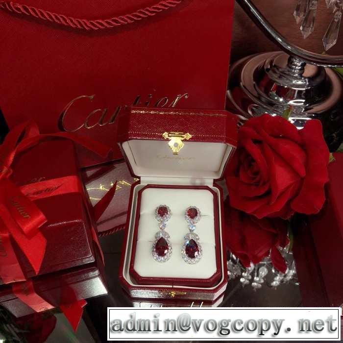 2020限定カルティエ イヤリング ピアス コーデ 30代大人の女性 アクセサリー CARTIER コピー 通販 キラキラ 美品