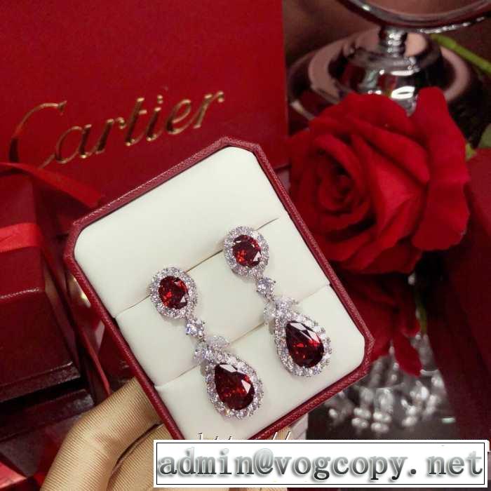 2020限定カルティエ イヤリング ピアス コーデ 30代大人の女性 アクセサリー CARTIER コピー 通販 キラキラ 美品