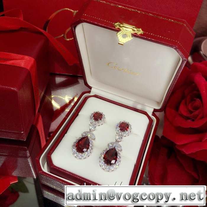 2020限定カルティエ イヤリング ピアス コーデ 30代大人の女性 アクセサリー CARTIER コピー 通販 キラキラ 美品