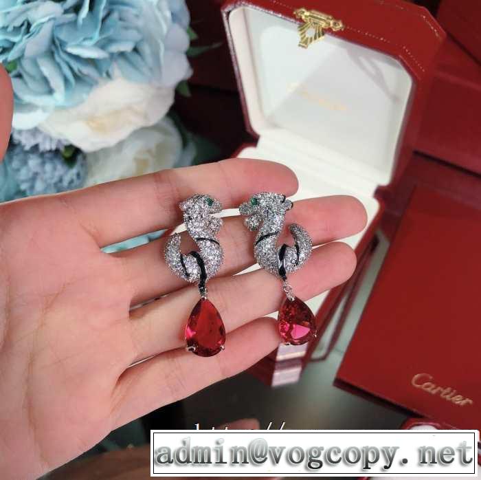 CARTIER パンテール ドゥ カルティエ イヤリングレディース キレイめコーデ2020 お買い得カルティエ コピー 高級ブランド
