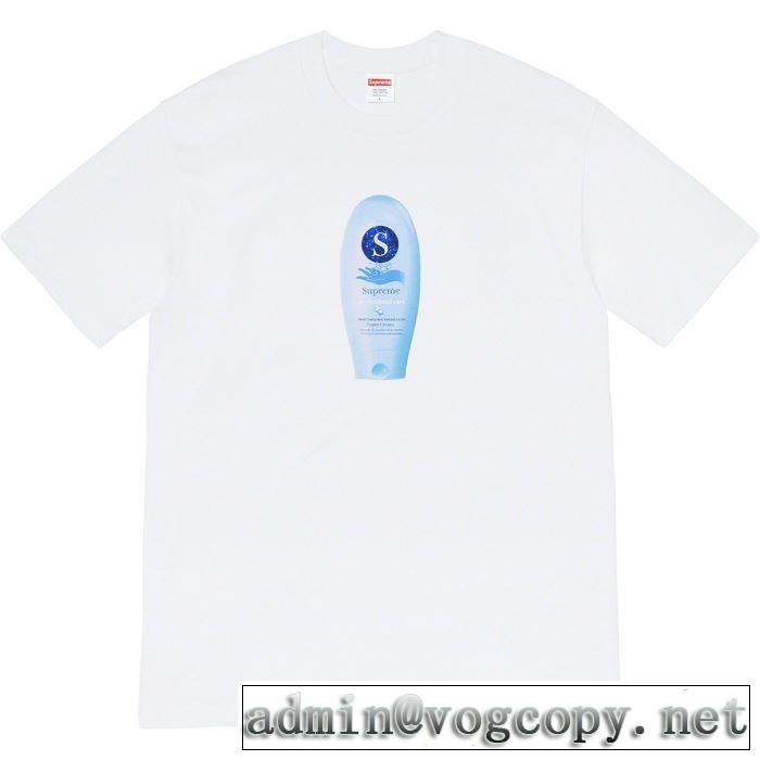 2色可選 2020年春夏コレクション Supreme 19FW Super Cream Tee  Tシャツ/半袖 コーデの完成度を高める