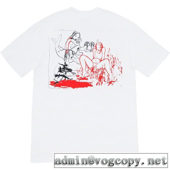さらに魅力的 2色可選  Tシャツ/半袖 Supreme FW19 Week7 Heroines Tee  １点限り！VIPセール