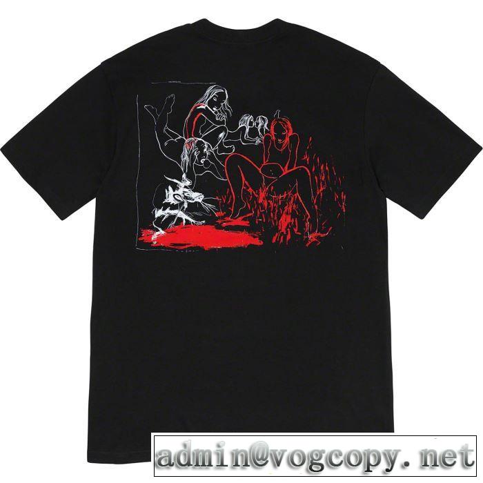 さらに魅力的 2色可選  Tシャツ/半袖 Supreme FW19 Week7 Heroines Tee  １点限り！VIPセール