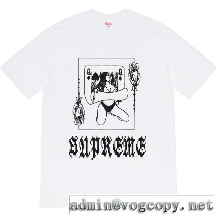 Supreme 19FW Queen Tee 2色可選  Tシャツ/半袖 コーデの完成度を高める 20SS☆送料込