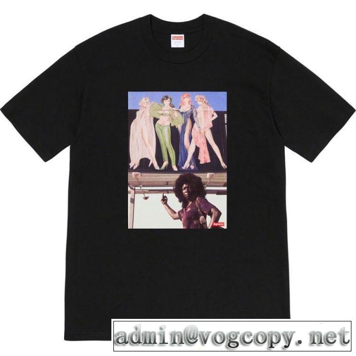 Tシャツ/半袖 2色可選 Supreme 19FW American Picture Tee  差をつけたい人にもおすすめ