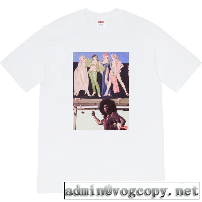 Tシャツ/半袖 2色可選 Supreme 19FW American Picture Tee  差をつけたい人にもおすすめ