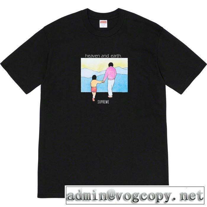 2色可選 Supreme 19FW Heaven And Earth Tee  シュプリーム SUPREME Tシャツ/半袖 さらに魅力的