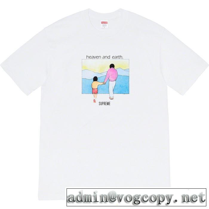 2色可選 Supreme 19FW Heaven And Earth Tee  シュプリーム SUPREME Tシャツ/半袖 さらに魅力的