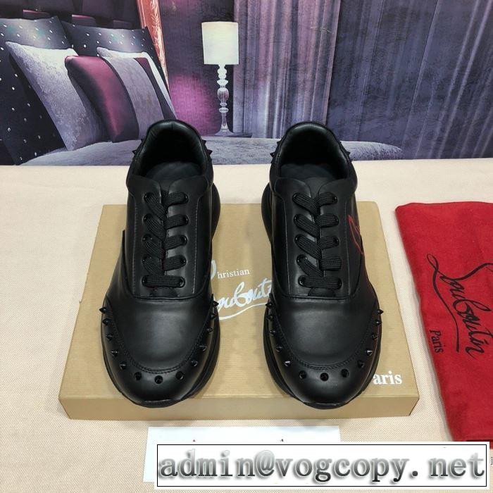 2色可選 クリスチャンルブタン手頃価格でカブり知らず  Christian Louboutin 素敵なアイテム ランニングシューズ