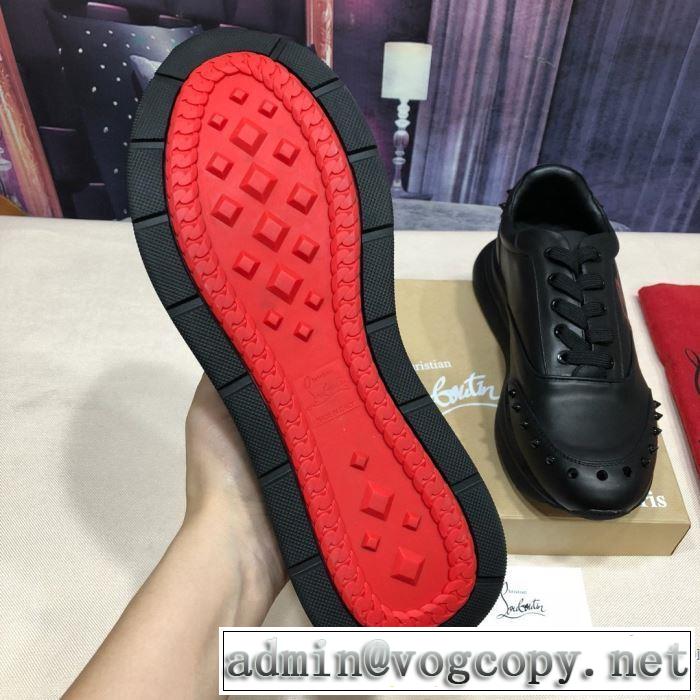 2色可選 クリスチャンルブタン手頃価格でカブり知らず  Christian Louboutin 素敵なアイテム ランニングシューズ