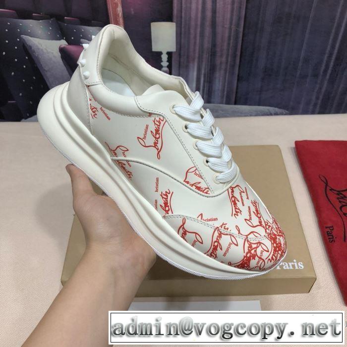 ランニングシューズ 2色可選 通勤通学どちらでも使え クリスチャンルブタン Christian Louboutin 万能に使える