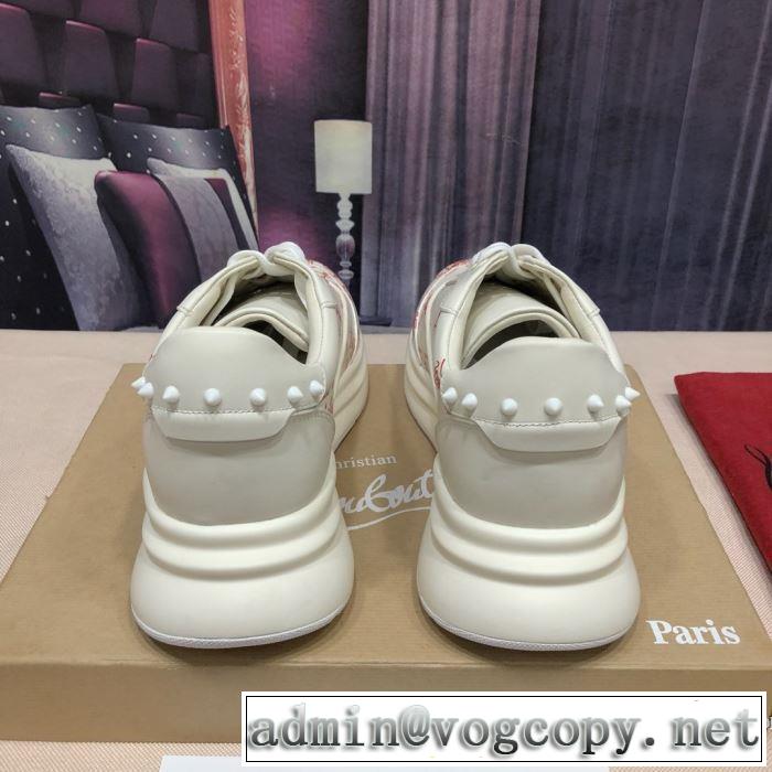 ランニングシューズ 2色可選 通勤通学どちらでも使え クリスチャンルブタン Christian Louboutin 万能に使える