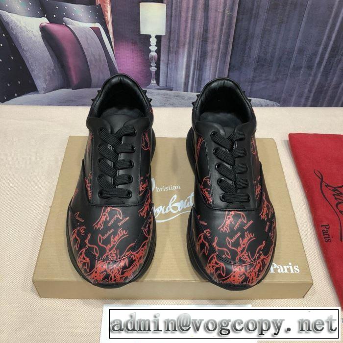 ランニングシューズ 2色可選 通勤通学どちらでも使え クリスチャンルブタン Christian Louboutin 万能に使える