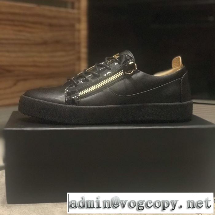 ジュゼッペ ザノッティ手頃価格でカブり知らず 2色可選  GIUSEPPE ZANOTTI 価格も嬉しいアイテム ランニングシューズ