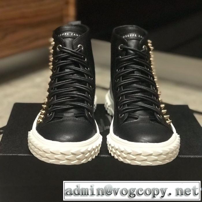 人気ランキング最高 2色可選 GIUSEPPE ZANOTTI 新作が見逃せない ジュゼッペ ザノッティ  ランニングシューズ