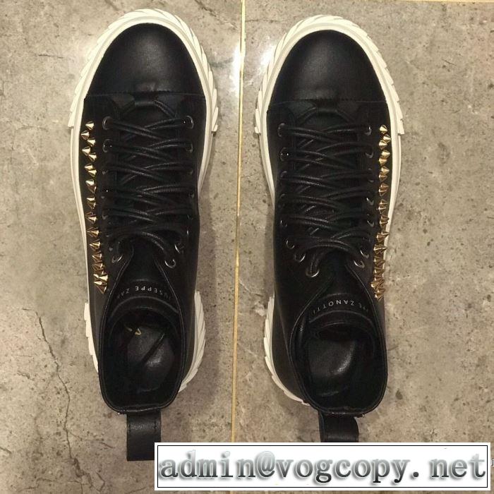 人気ランキング最高 2色可選 GIUSEPPE ZANOTTI 新作が見逃せない ジュゼッペ ザノッティ  ランニングシューズ