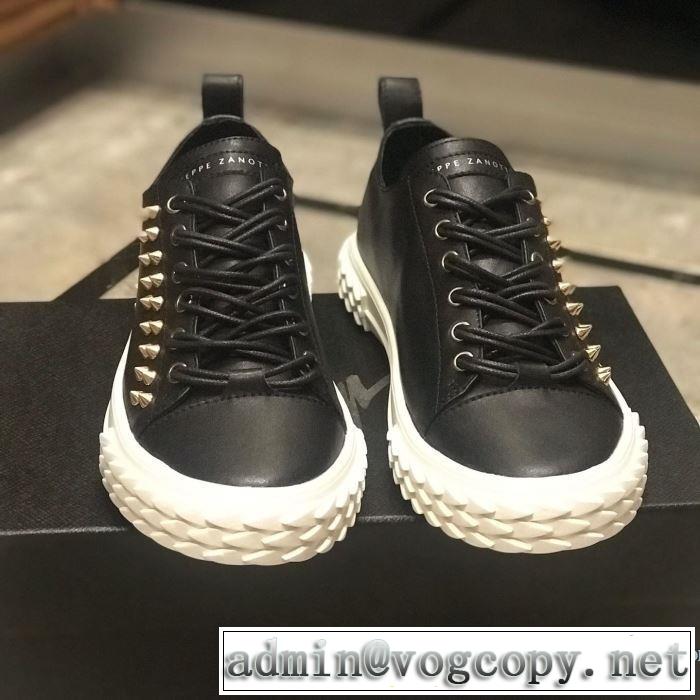 2色可選 有名ブランドです ジュゼッペ ザノッティ GIUSEPPE ZANOTTI着こなしを楽しむ  ランニングシューズ